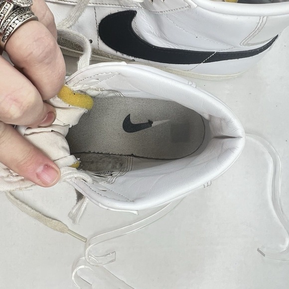 Nike Blazer Mid 77 Vintage White Black Mens 8.5 Retro 70s Style SkaterUrban